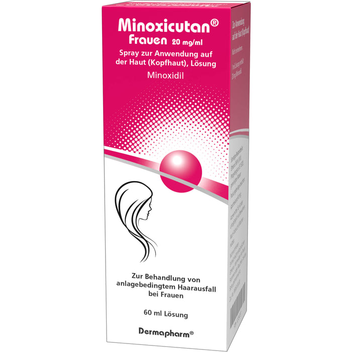 Minoxicutan  Frauen 20 mg/ml Spray zur Anwendung auf der Haut, 60 ml Solution