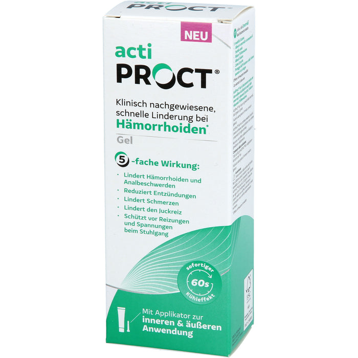 ActiProct Gel kühlend zur Behandlung von Hämorrhoiden, 30 g Gel