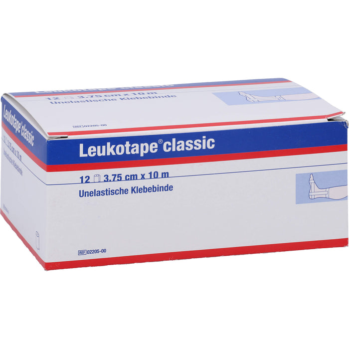 LEUKOTAPE CLASSIC 3,75cmx10m, 12 St VER