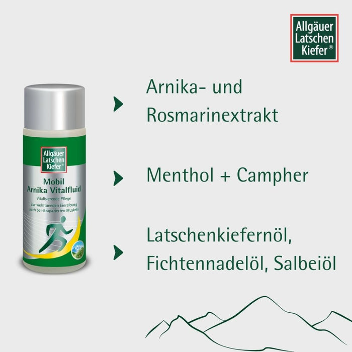 Allgäuer Latschenkiefer Arnika Vital Fluid, 100 ml body care