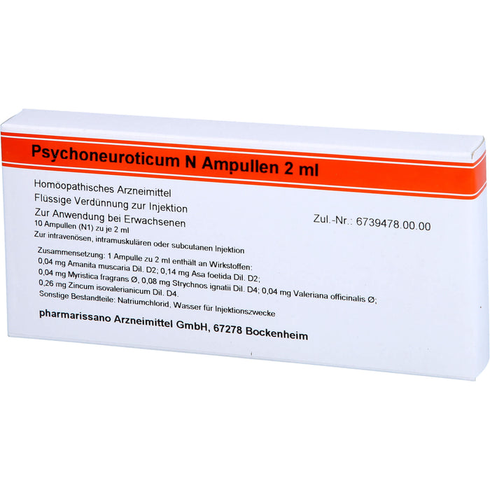 Psychoneuroticum N flüssige Verdünnung, 10 pcs. Ampoules