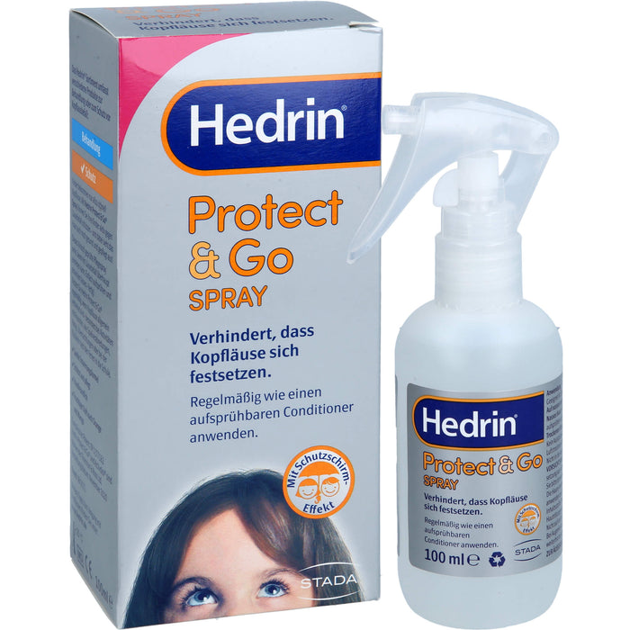 Hedrin Protect & Go Spray Prävention gegen Kopflausbefall, 100 ml Lösung