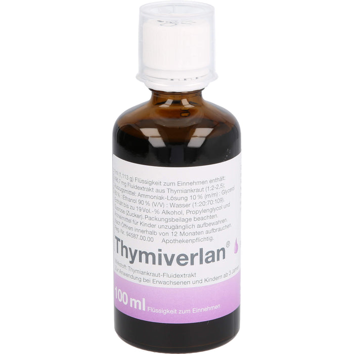 Thymiverlan , Flüssigkeit zum Einnehmen, 100 ml Lösung