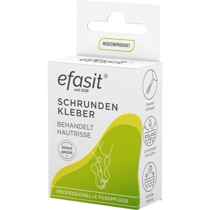 Efasit Schrunden Kleber behandelt Hautrisse, 7 ml Bouteilles