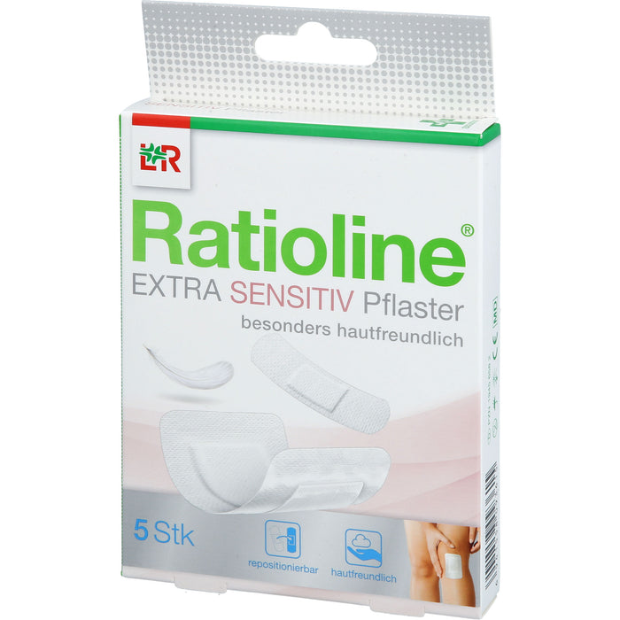 Ratioline Extra Sensitiv Pflaster in 2 Größen, 5 pc Pansement