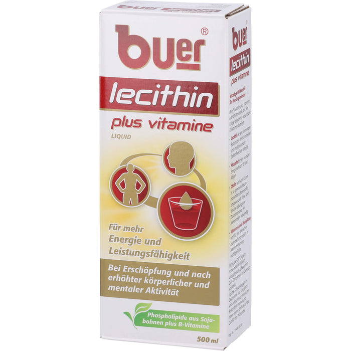 buer Lecithin plus Vitamine Liquid, 500 ml Solution