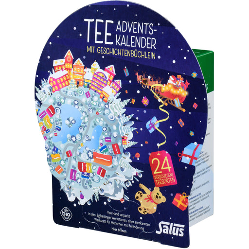 Salus Tee Adventskalender bio mit Geschichtenbüchlein, 24 St. Filterbeutel