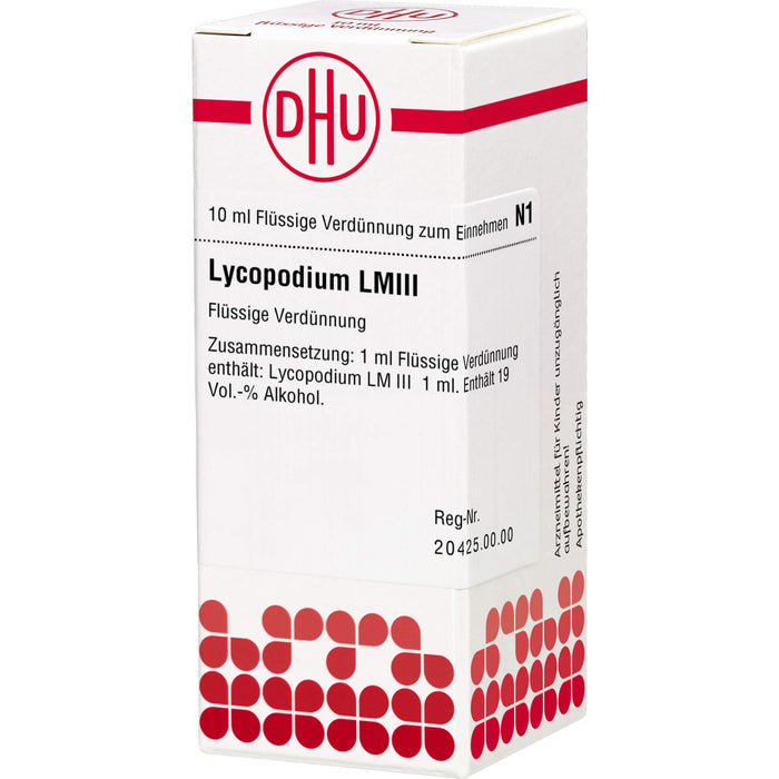 DHU Lycopodium LM III Dilution, 10 ml Solution