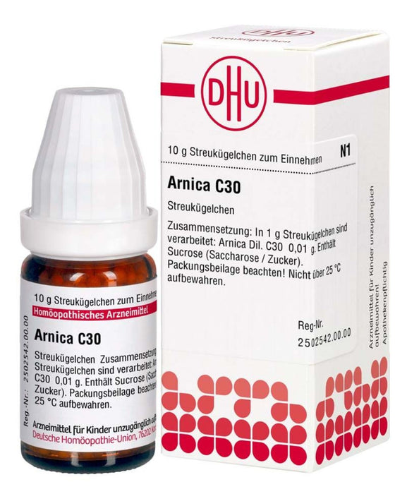 DHU Arnica C30 Streukügelchen, 10.0 g Globuli