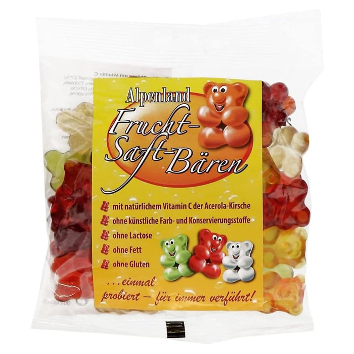Fruchtsaftbären Alpenland Grosse Bären, 150 g Pulver