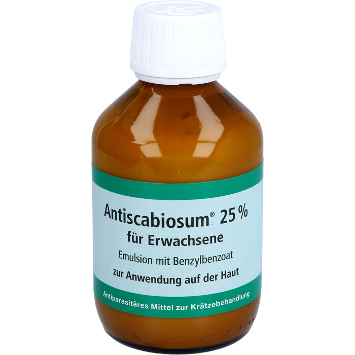 Antiscabiosum 25 % für Erwachsene Emulsion bei Krätze, 200.0 ml Lösung