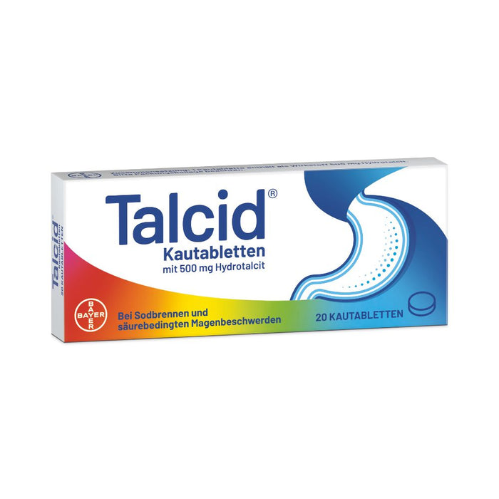 Talcid Kautabletten, 20 pc Tablettes