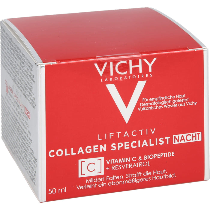 VICHY Liftactiv Collagen Specialist 16 Nachtpflege, 50 ml Cream