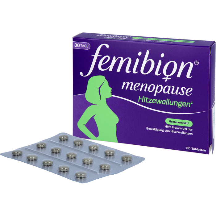 Femibion Menopause Hitzewallungen Tabletten, 30 pcs. Tablets