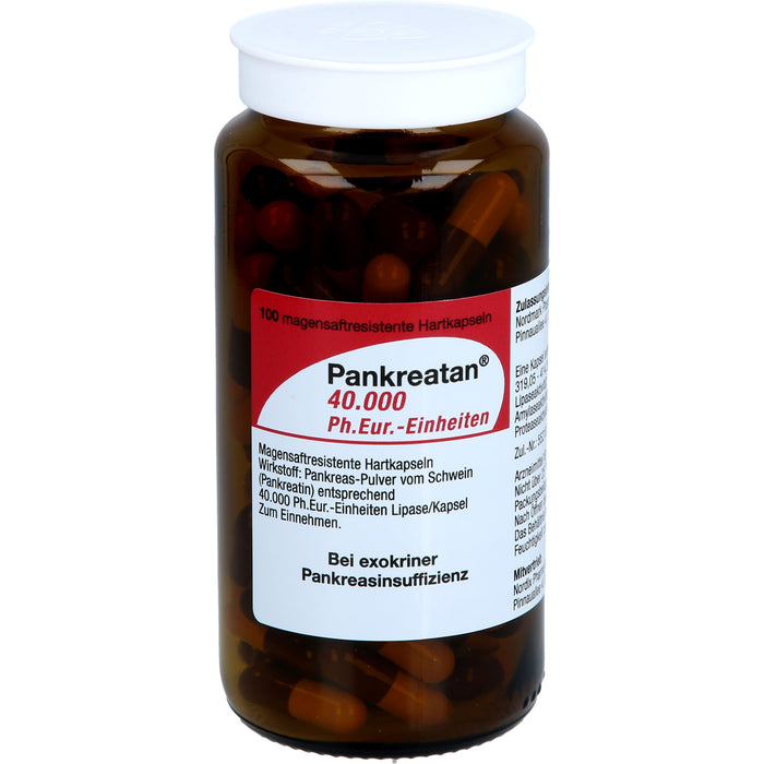 Nordmark Pankreatan 40.000 Kapseln bei exokriner Pankreasinsuffizienz, 200 pc Capsules