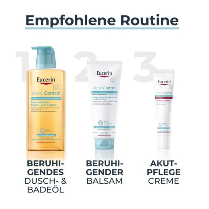 Eucerin AtopiControl Akutpflege Creme lindert Juckreiz, 40 ml Creme