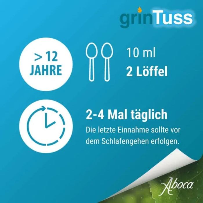 GrinTuss Hustensaft bei trockenem Husten, 180 g Solution