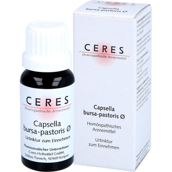 CERES Capsella bursa-pastorid ø Urtinktur, 20 ml Solution
