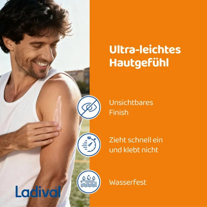 Ladival Sonnenschutz-Lotion für empfindliche & normale Haut LSF 50+ Körper, 200 ml Lotion