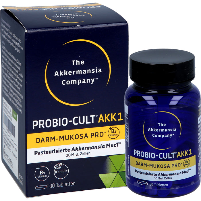 ProBio-Cult AKK1 Darm-Mukosa Pro Tabletten mit 30 Mrd. pasteurisierten Akkermansia MucT, 30 pcs. Tablets