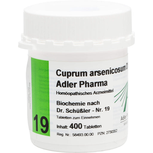 Biochemie Adler 19 Cuprum arsenicosum D12 Tbl., 400 St TAB