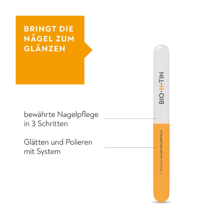 BIO-H-TIN 3-Phasen Nagelpolierfeile, 1 pc Lime