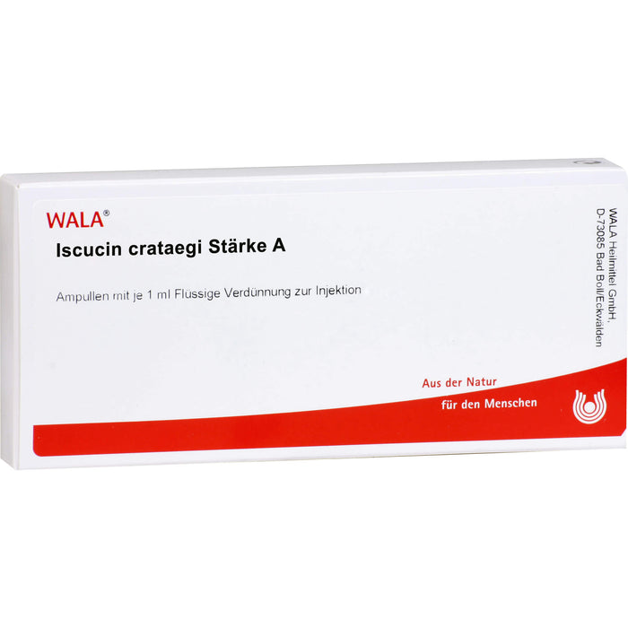 Iscucin  Crataegi Stärke A, 10 pc Ampoules