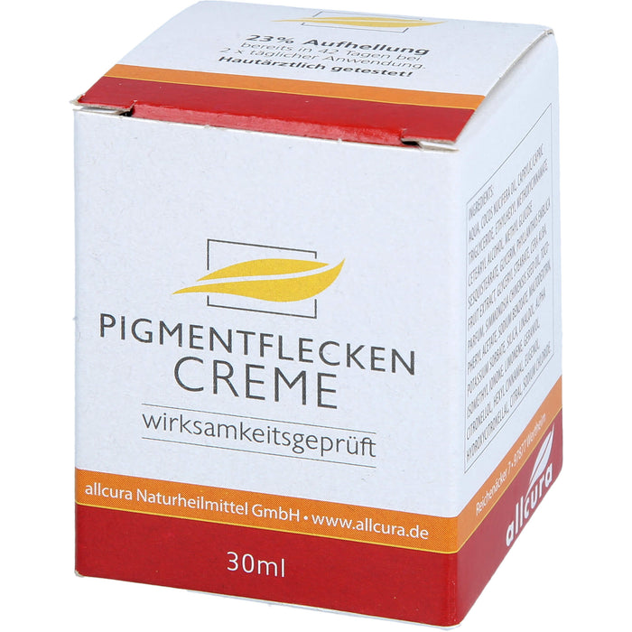 allcura Pigmentflecken Creme, 30 ml Creme