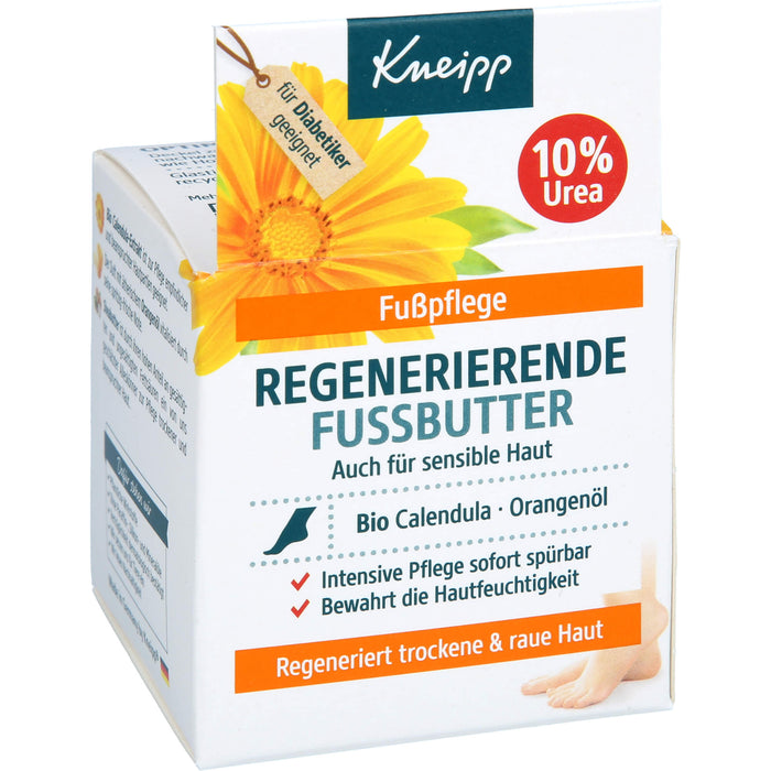 Kneipp regenerierende Fußpflege für trockene und raue Haut, 100 ml Cream