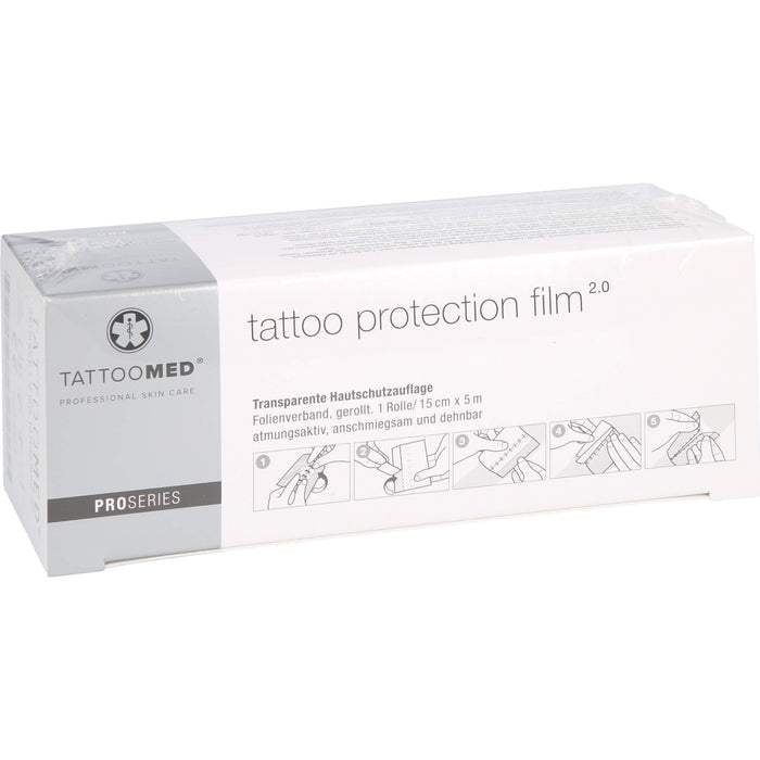 TattooMed tattoo protection film - 2,0 - 15 cm x 5m, 1 pcs. Pack