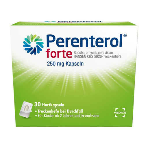 Perenterol forte 250 mg Kapseln bei akutem Durchfall, 30 St. Kapseln
