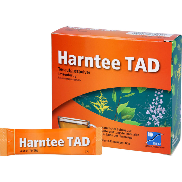 Harntee TAD Teeaufgusspulver, 16 St. Sticks