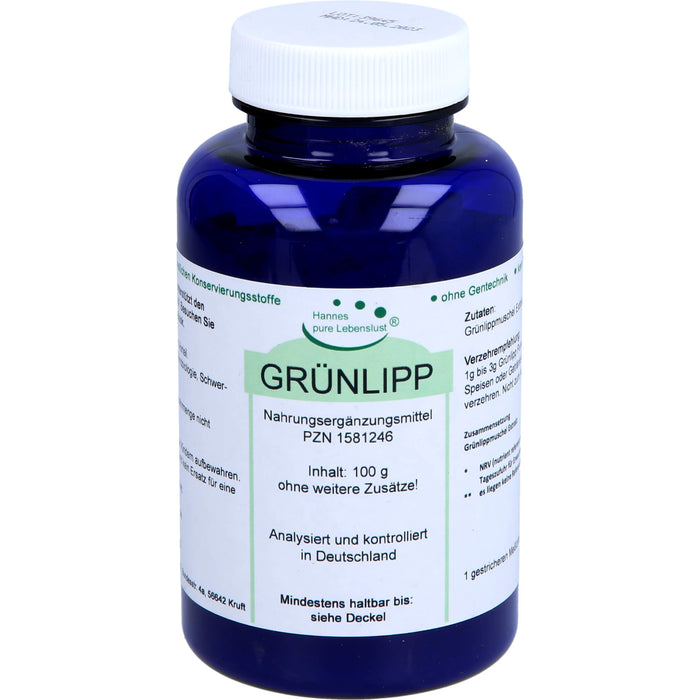 Grünlipp Muschel Pulver, 100 g PUL
