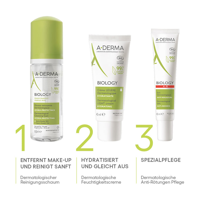 A-DERMA BIOLOGY Reinigungsschaum, 150 ml Foam