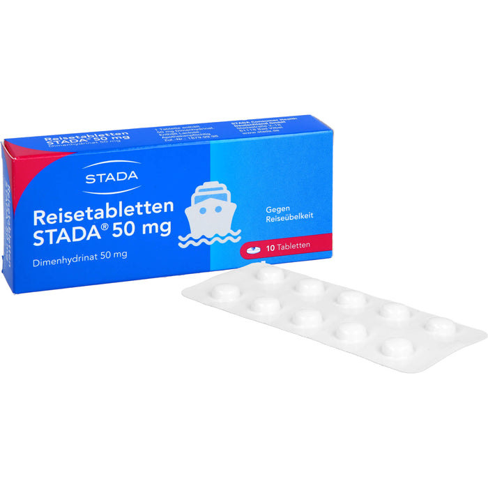 Reisetabletten STADA 50 mg, 10 St. Tabletten