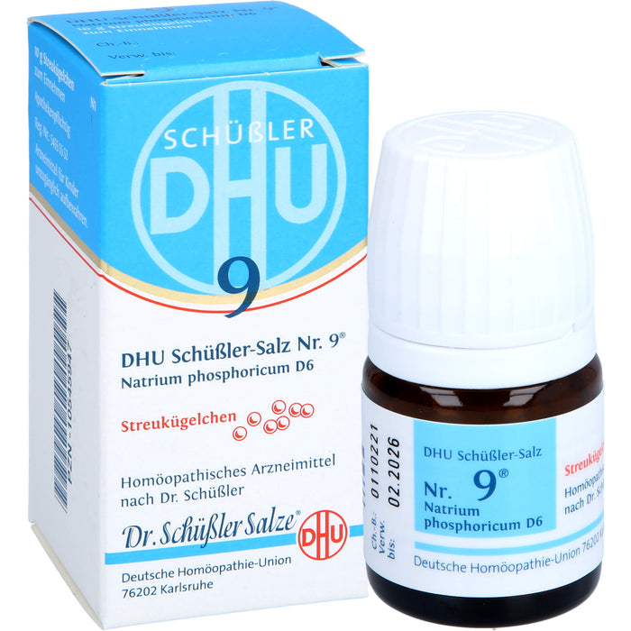 DHU Schüßler-Salz Nr. 9 Natrium phosphoricum D 6, 10 g Globules