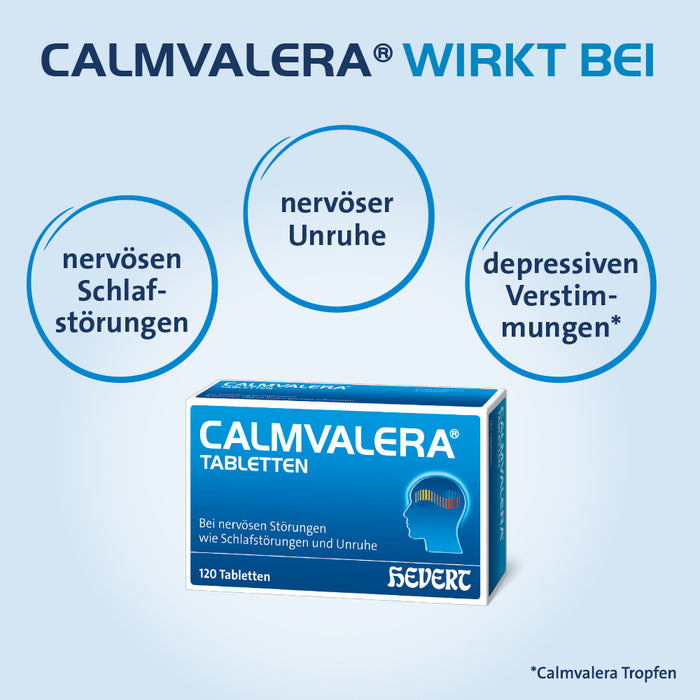 Calmvalera Tabletten bei nervösen Störungen, 200 St. Tabletten