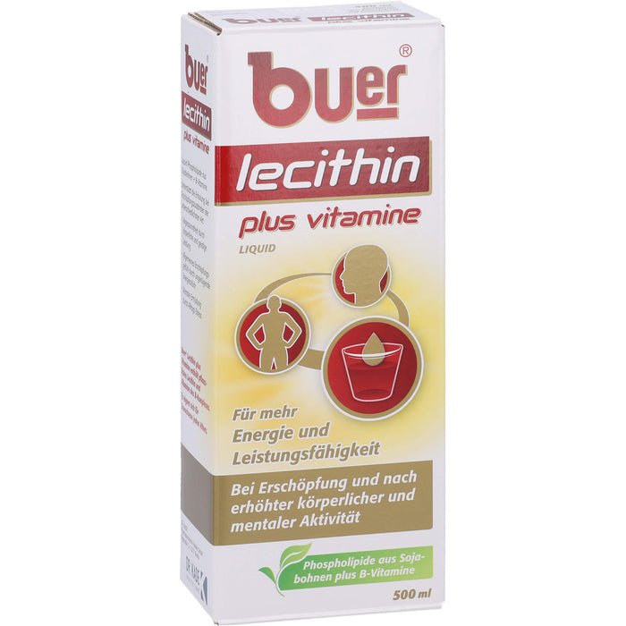 buer Lecithin plus Vitamine Liquid, 500 ml Solution