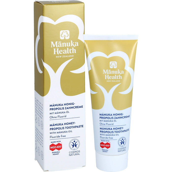 Manuka Health Manuka Honig-Propolis Zahncreme ohne Fluorid, 75 ml Toothpaste