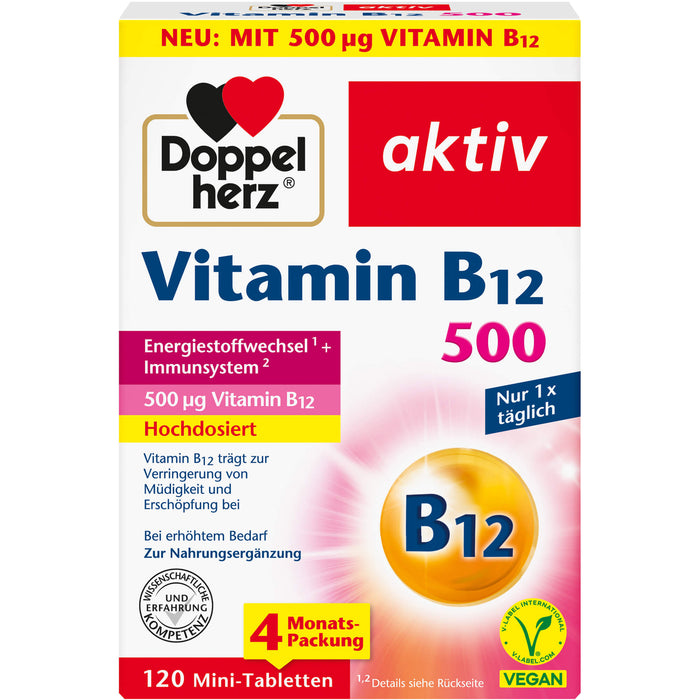 Doppelherz Vitamin B12 500, 120 St TAB