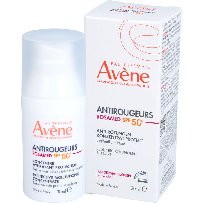 Avène Antirougeurs Rosamed LSF 50+ Anti-Rötungen Konzentrat Protect für empfindliche Haut, 30 ml Cream