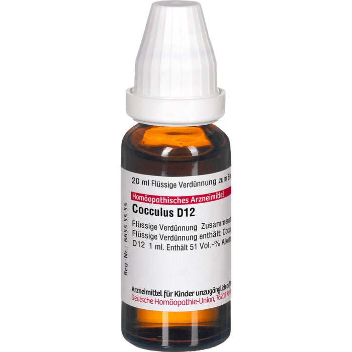 Cocculus D12 DHU Dilution, 20 ml Solution
