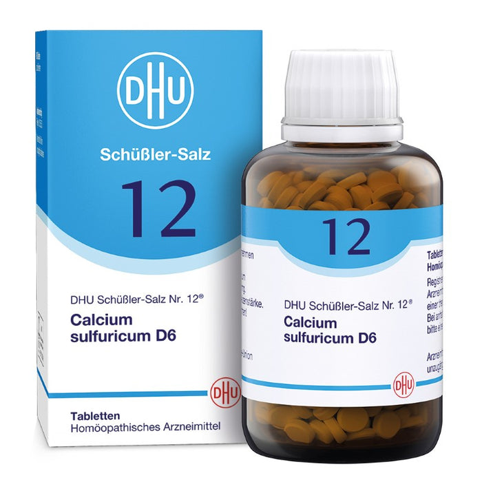 DHU Schüßler-Salz Nr. 12 Calcium sulfuricum D6, 900 St. Tabletten