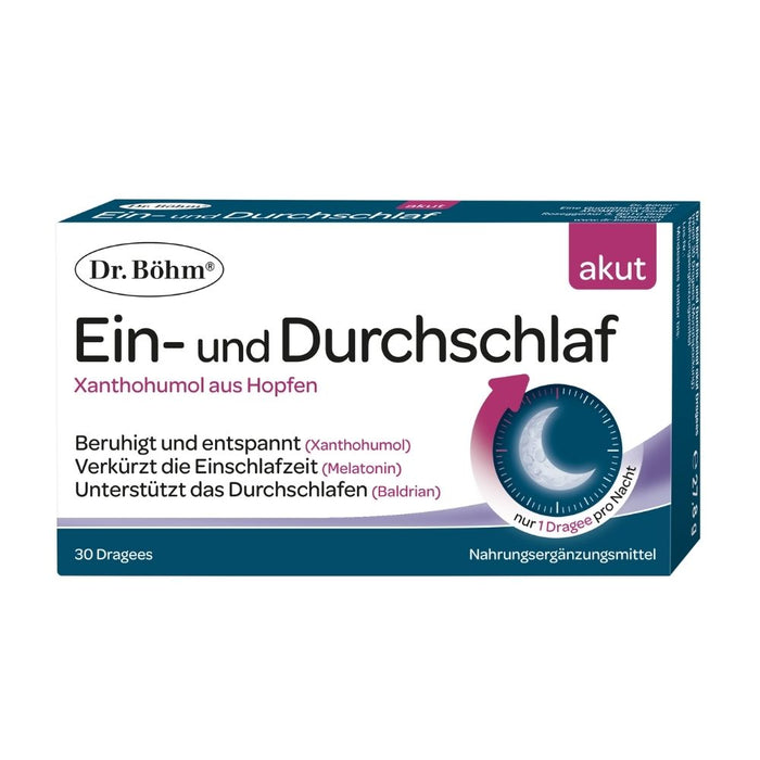 Dr. Böhm Ein- und Durchschlaf akut, 30 St. Dragees