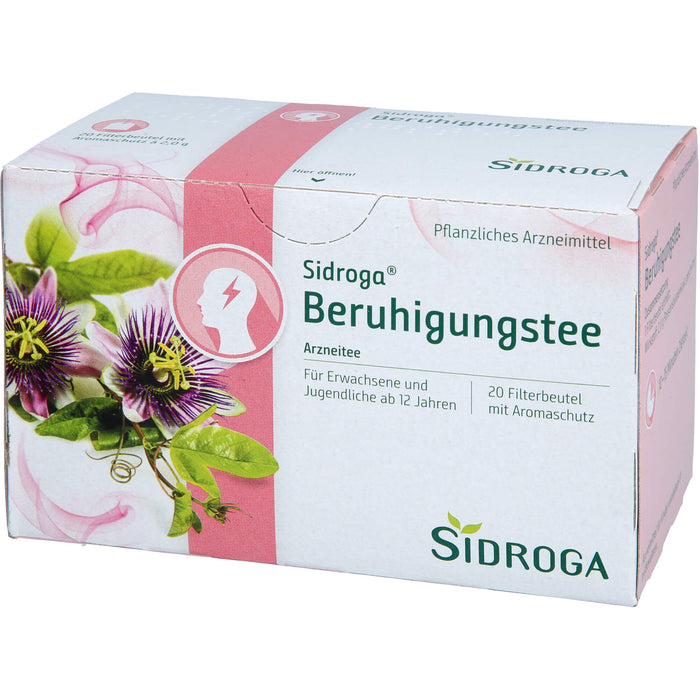 Sidroga Beruhigungstee bei nervösen Unruhezuständen, 20 St. Filterbeutel