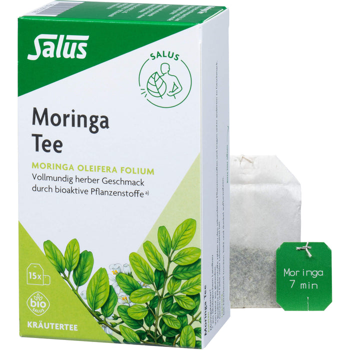 Salus Moringa Tee bio vollmundiger herber Geschmack, 15 pcs. Filter bag