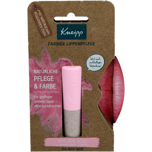 Kneipp farbige Lippenpflege Natural Rose, 1 St. Stift