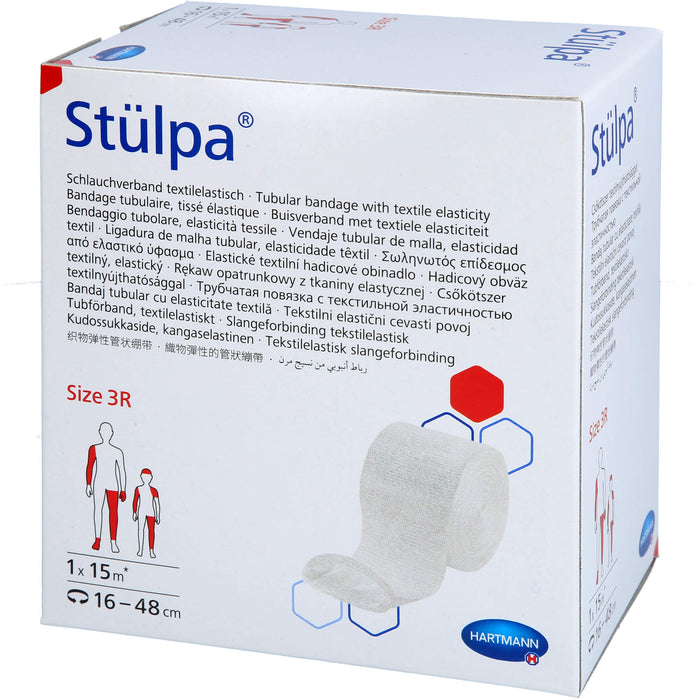 Stülpa Rollen Schlauchverband Gr. 3 R 8 cm x 15 m schützt zuverlässig Wunden oder empfindliche Hautpartien, 1 pc pansement