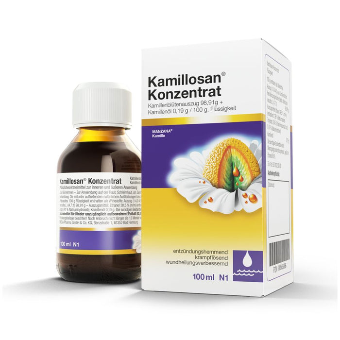 Kamillosan Konzentrat Flüssigkeit entzündungshemmend, 100 ml Solution