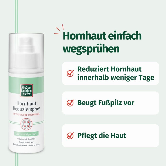 Allgäuer Latschenkiefer Hornhaut Reduzierspray, 150 ml Spray